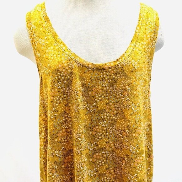 NWT SO GOODS FOR LIFE Juniors Sleeveless Pullover Round Neck Floral Shirt Sz XL - Picture 1 of 10